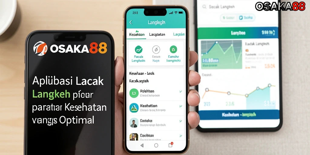 Tampilan antarmuka OSAKA88 yang memudahkan pelacakan langkah.